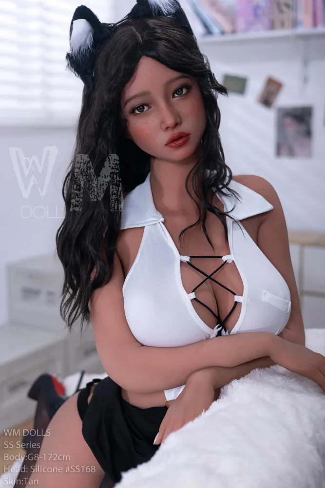 172cm/5ft8 D-cup Silicone Head S-TPE Body Sex Doll – Lawan view 4