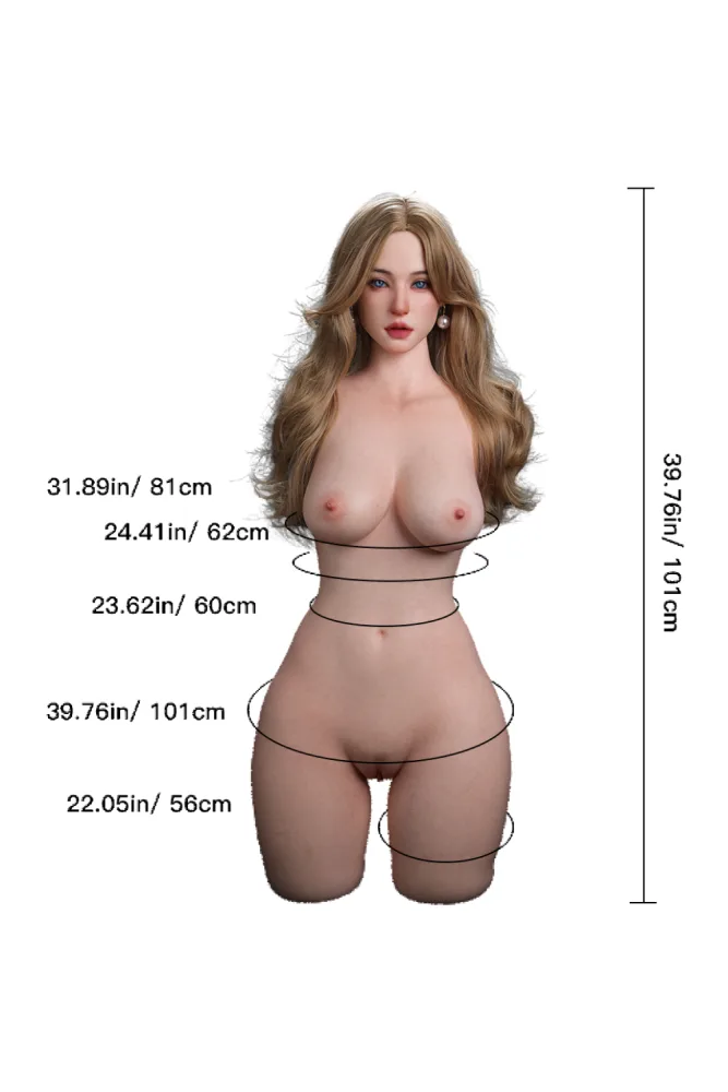 101cm/3ft4 F-cup Silicone Sex Doll Torso – Grace (Erovenus Max Series) [In Stock US, CA, EU &amp; AU | Fast Shipping] view 2