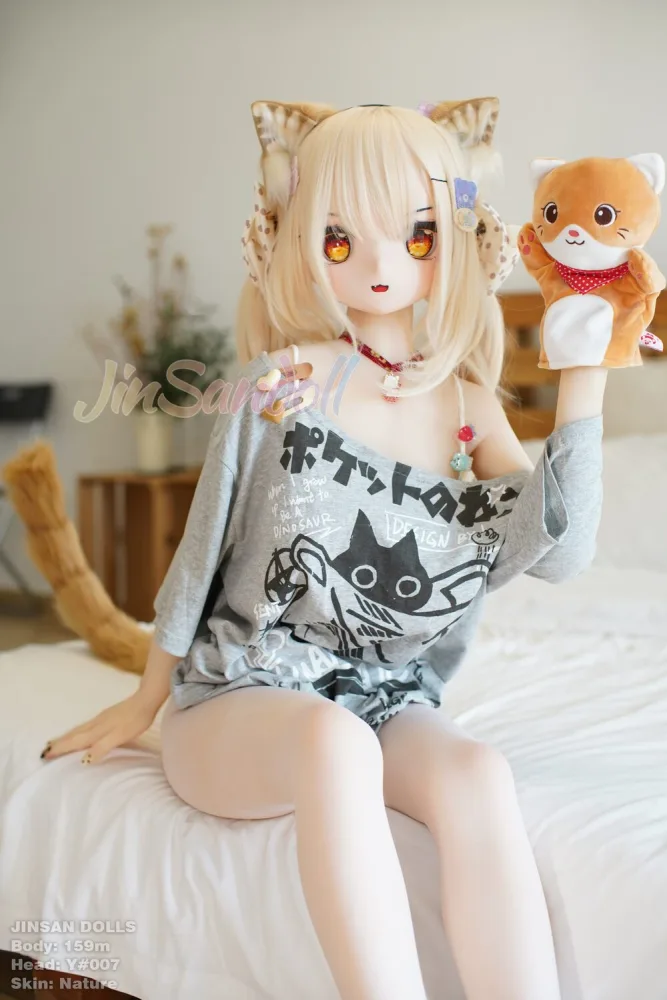 159cm/5ft3 B-cup Anime Sex Doll TPE Body with PVC Head – Y007