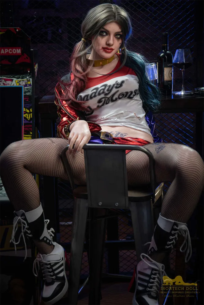 166cm/5ft5 C-cup Silicone Sex Doll – Harley Quinn view 7
