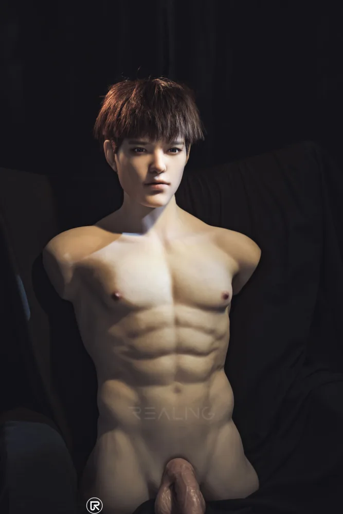 82cm/2ft8 Male Torso Silicone Head Sex Doll – Leonardo view 6