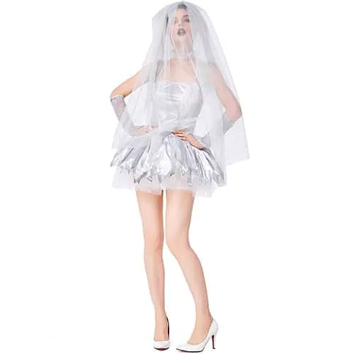 Ghost Bride Cosplay Costume view 4