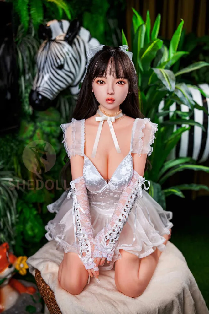 148cm/4ft10 C-cup Silicone Head Sex Doll – Lemon view 8
