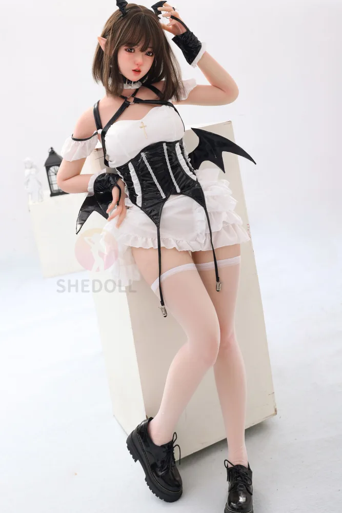 150cm/4ft11 B-cup Silicone Head Sex Doll – Erin view 7