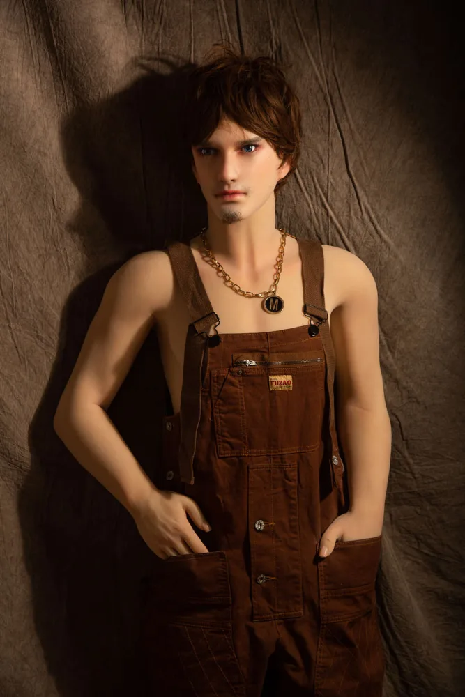 170cm/5ft7 Male Silicone Head Sex Doll – Zhou view 1