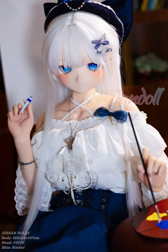 157cm/5ft2 B-cup Anime Sex Doll TPE Body with PVC Head – Y019