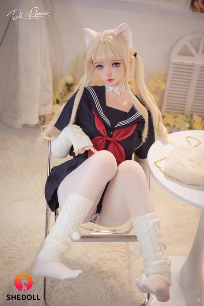 148cm/4ft10 C-cup Silicone Head Sex Doll – Xixi view 6