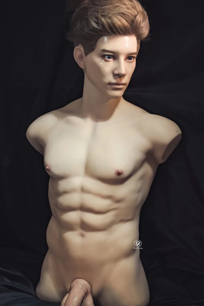 82cm/2ft8 Male Torso Silicone Head Sex Doll – Ronin view 5