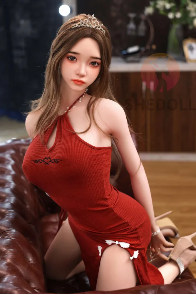 158cm/5ft2 C-cup Silicone Head Sex Doll – Rose view 1