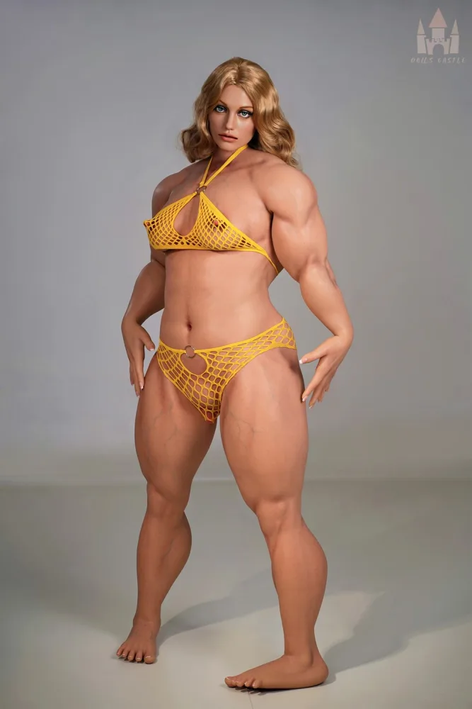 160cm/5ft3 B-cup Muscular Silicone Sex Doll – Stella view 6