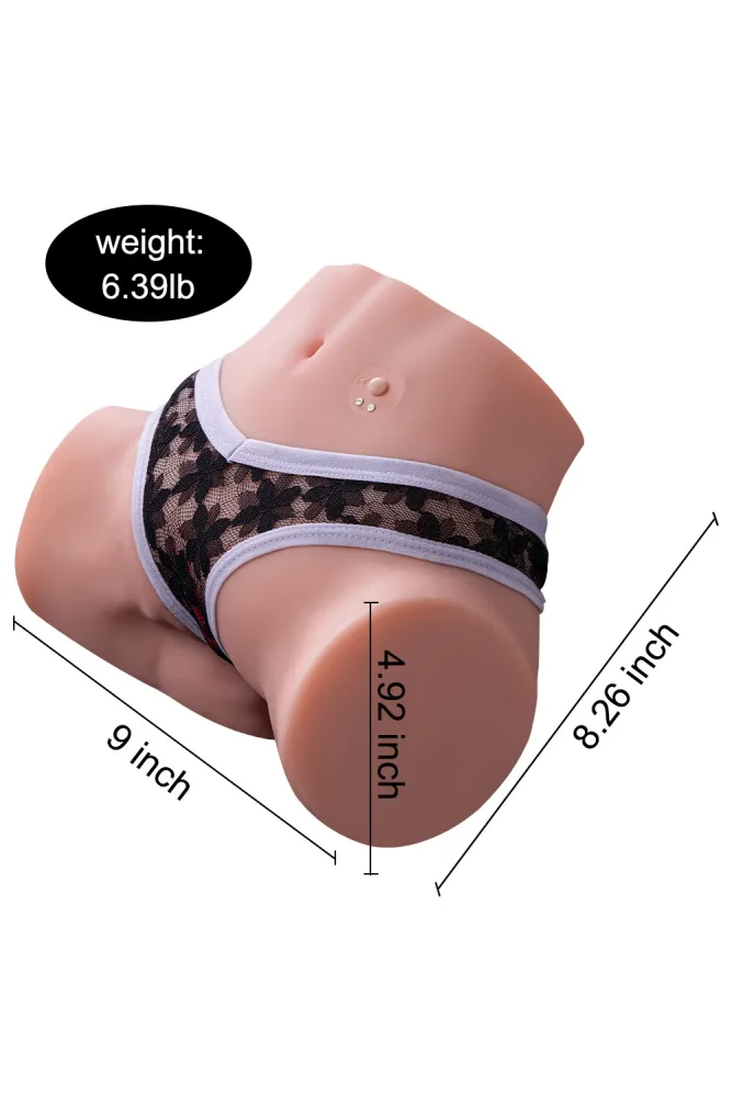 21cm/8in 6.4LB TPE Big Ass Masturbator – Tracy (Vibrating) [In Stock | US Only] view 2