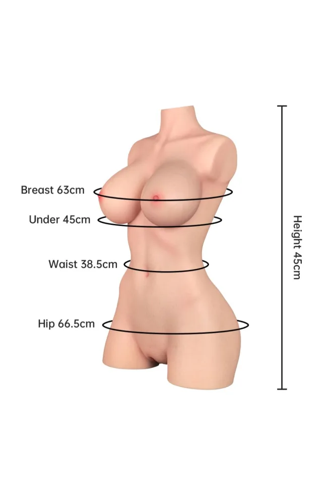 20.74LB Realistic Mini Silicone Sex Doll for Breast Fun – Madison (US, CA & AU ONLY) view 2