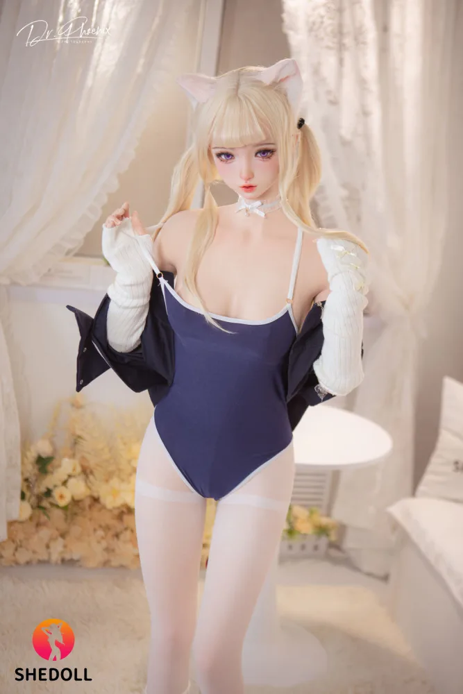 148cm/4ft10 C-cup Silicone Head Sex Doll – Xixi view 3