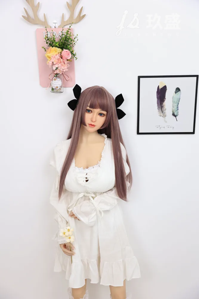 150cm/4ft11 D-cup Silicone Head Sex Doll – Shirley view 8