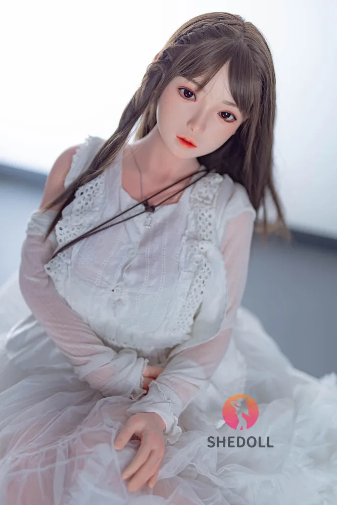 148cm/4ft10 C-cup Silicone Head Sex Doll – Lemon view 2