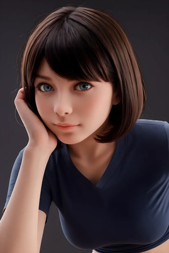 151cm/4ft11 F-cup Silicone Head Sex Doll – Fena.C view 4