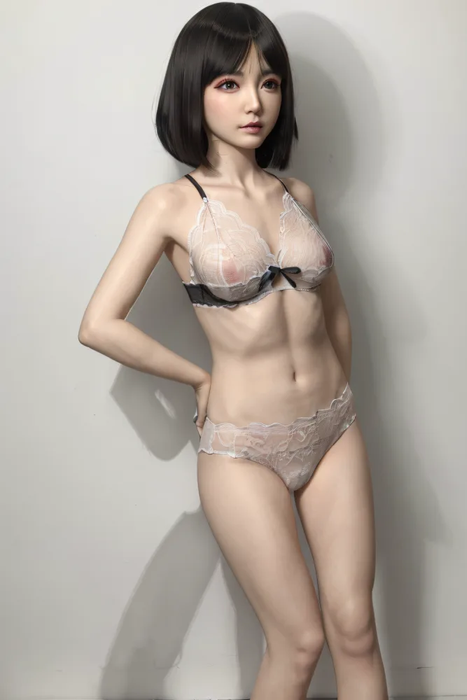 151cm/4ft11 A-cup Silicone Sex Doll – Mumei view 8