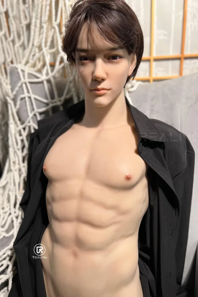 82cm/2ft8 Male Torso Silicone Head Sex Doll – Kirin view 8