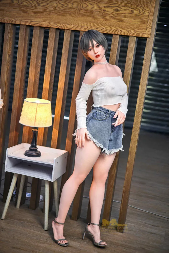 152cm/4ft12 A-cup Silicone Sex Doll – Finley view 4