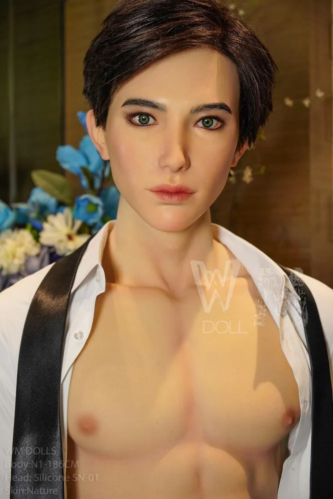 [Ultra-Light Series] 186cm/6ft1 Male Silicone Sex Doll – Head #SN-01 view 3