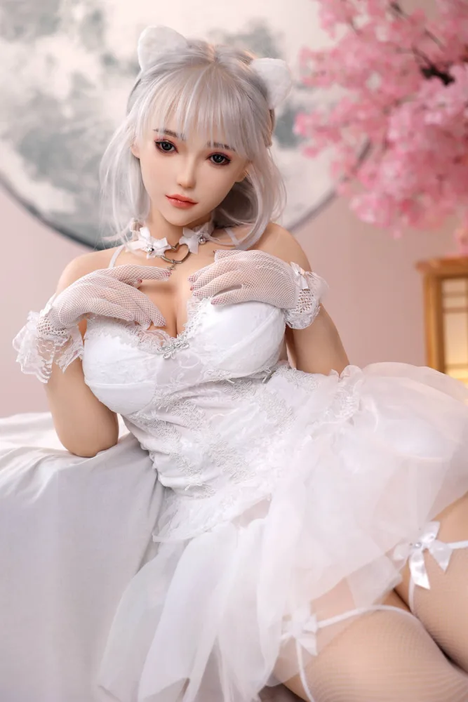 163cm/5ft4 F-cup Silicone Head Sex Doll – Peach view 5