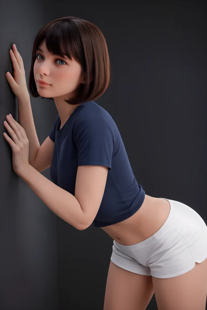 151cm/4ft11 F-cup Silicone Head Sex Doll – Fena.C view 6