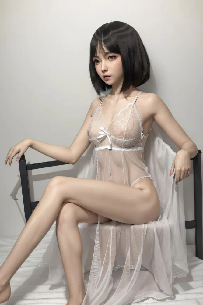 151cm/4ft11 A-cup Silicone Sex Doll – Mumei view 7