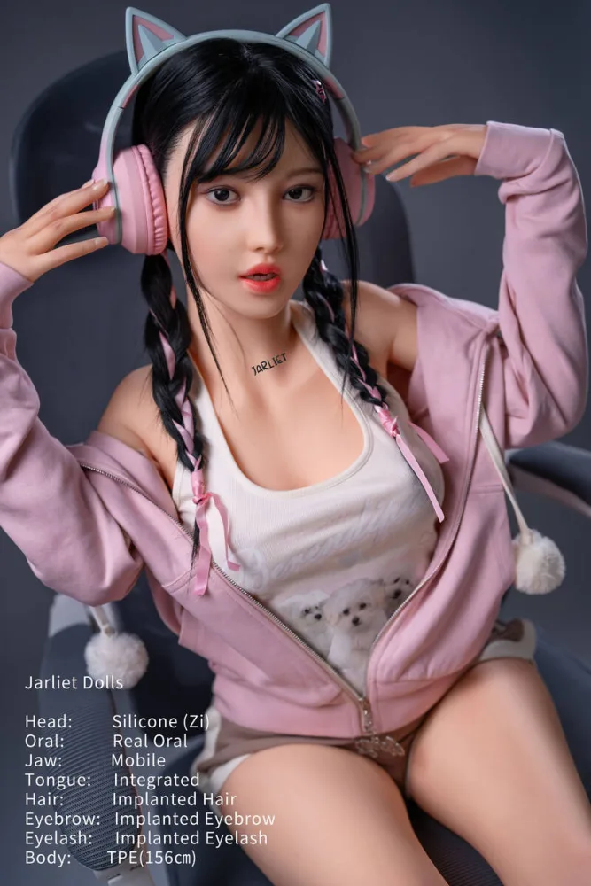 156cm/5ft1 C-cup Silicone Head Sex Doll – Zi view 1