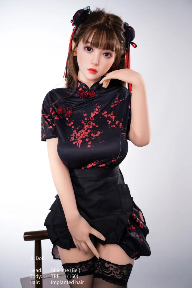 160cm/5ft3 C-cup Silicone Head Sex Doll – Bei view 4