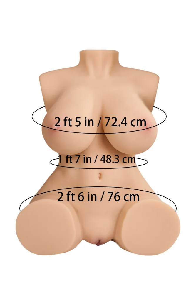 48.5cm/1ft7 29.7LB Big Boobs Sex Doll Male Masturbator – Britney 2.0 (US, CA & EU-Only) view 2