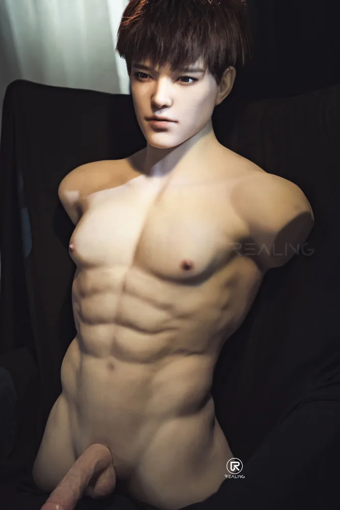 82cm/2ft8 Male Torso Silicone Head Sex Doll – Leonardo view 7