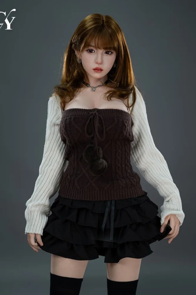 157cm/5ft2 D-cup Silicone Head Sex Doll – Liang view 1