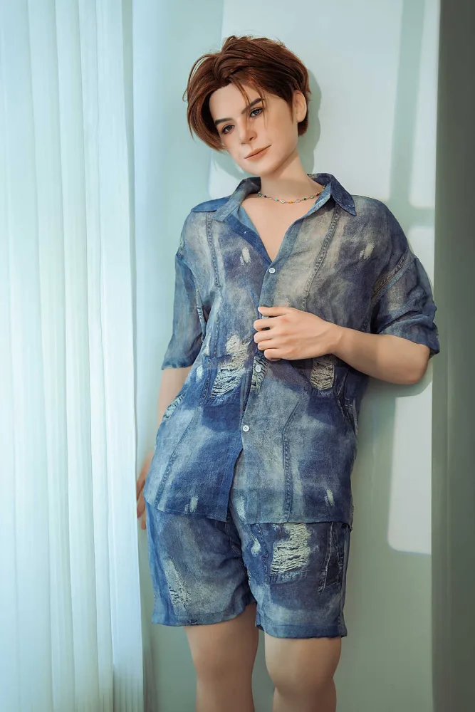 160cm/5ft3 Male Silicone Sex Doll – Head L-1 view 7