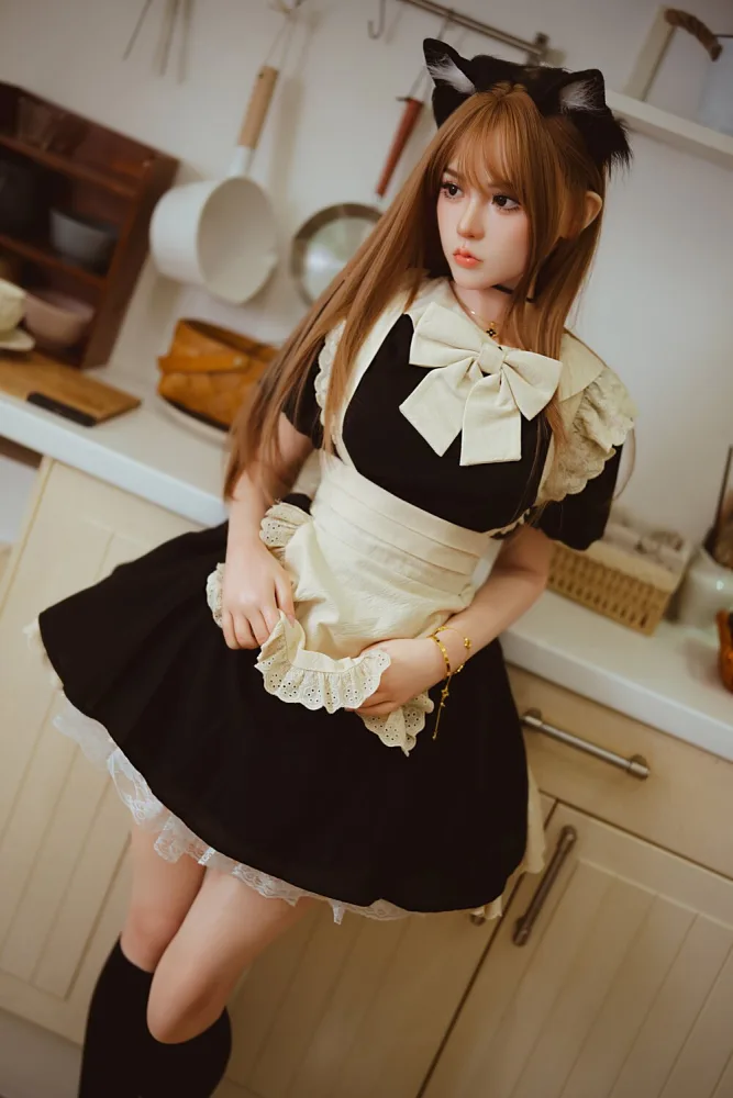 149cm/4ft11 B-cup Silicone Sex Doll – Xiaodai (Real Skin Texture Version) view 8