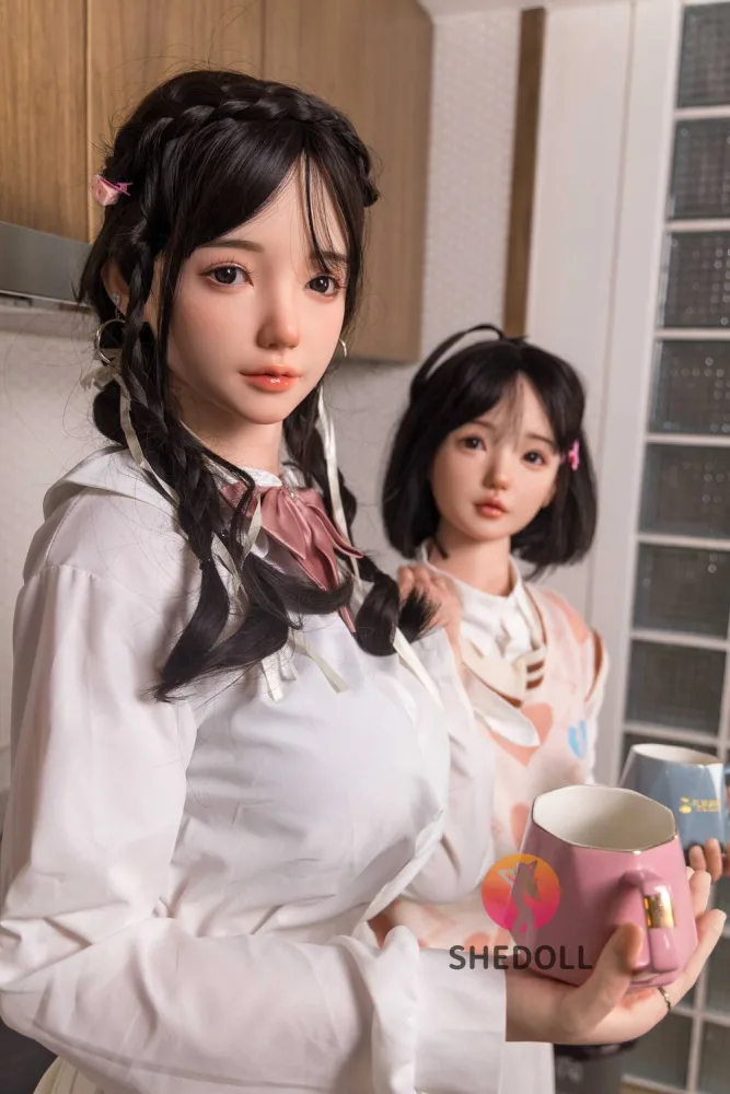 150cm/4ft11 B-cup Silicone Head Sex Doll – Yuanyuan view 2