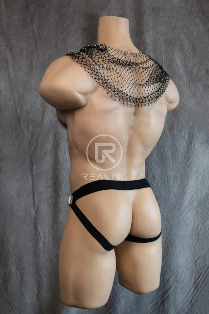 102cm/3ft4 Male Torso Silicone Sex Doll – Kent view 7