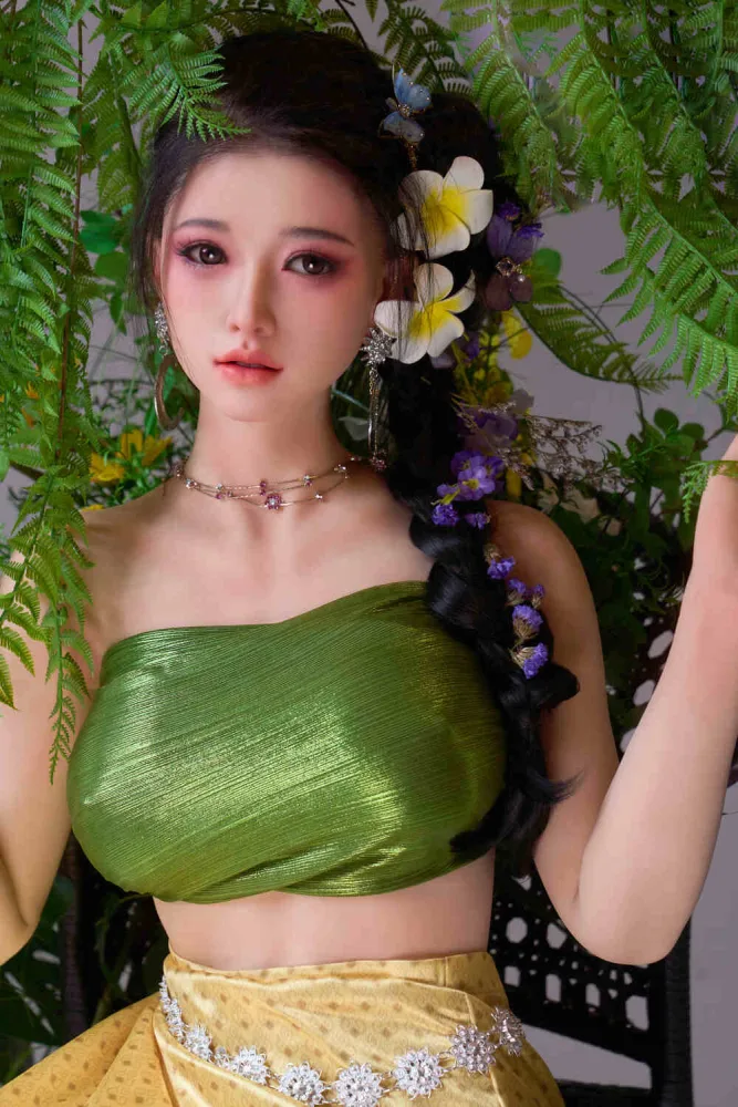 155cm/5ft1 E-cup Silicone Sex Doll – Ruoxue (All-in-one)