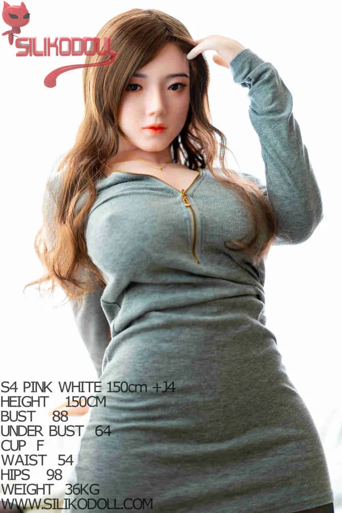 150cm/4f11 G-cup Silicone Sex Doll – Polly Clare view 7