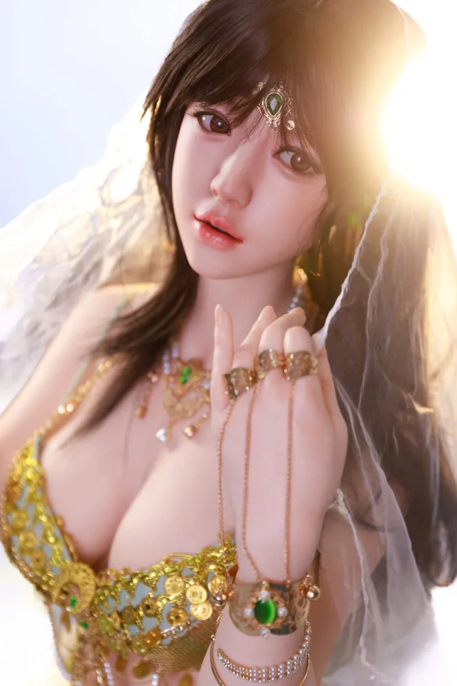 153cm/5ft D-cup Silicone Sex Doll – Vita Brown (All-in-one) view 4