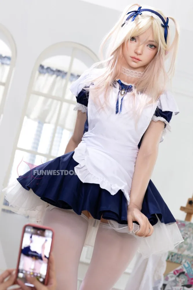 159cm/5ft3 A-cup Silicone Sex Doll – Giselle (Real Skin Texture Version) view 7