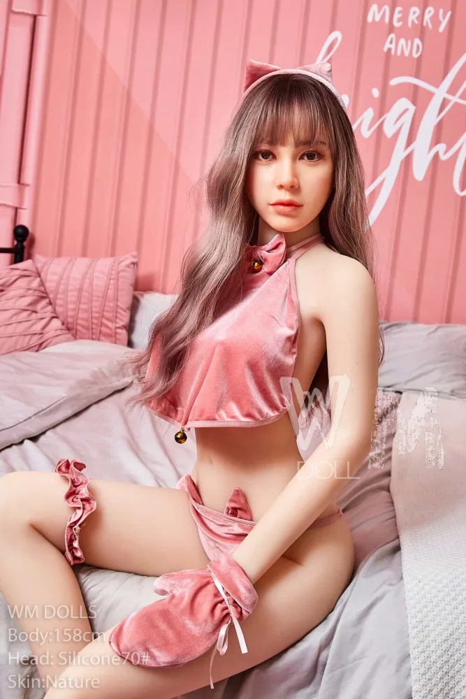 158cm/5ft2 D-cup Silicone Head Sex Doll – Alessia