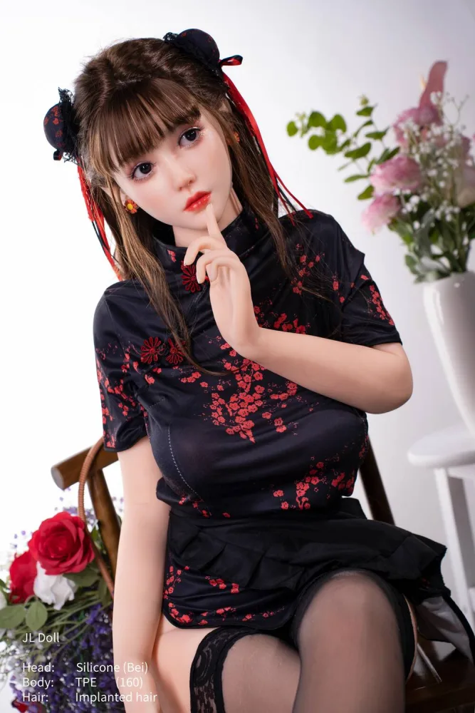 160cm/5ft3 C-cup Silicone Head Sex Doll – Bei view 1