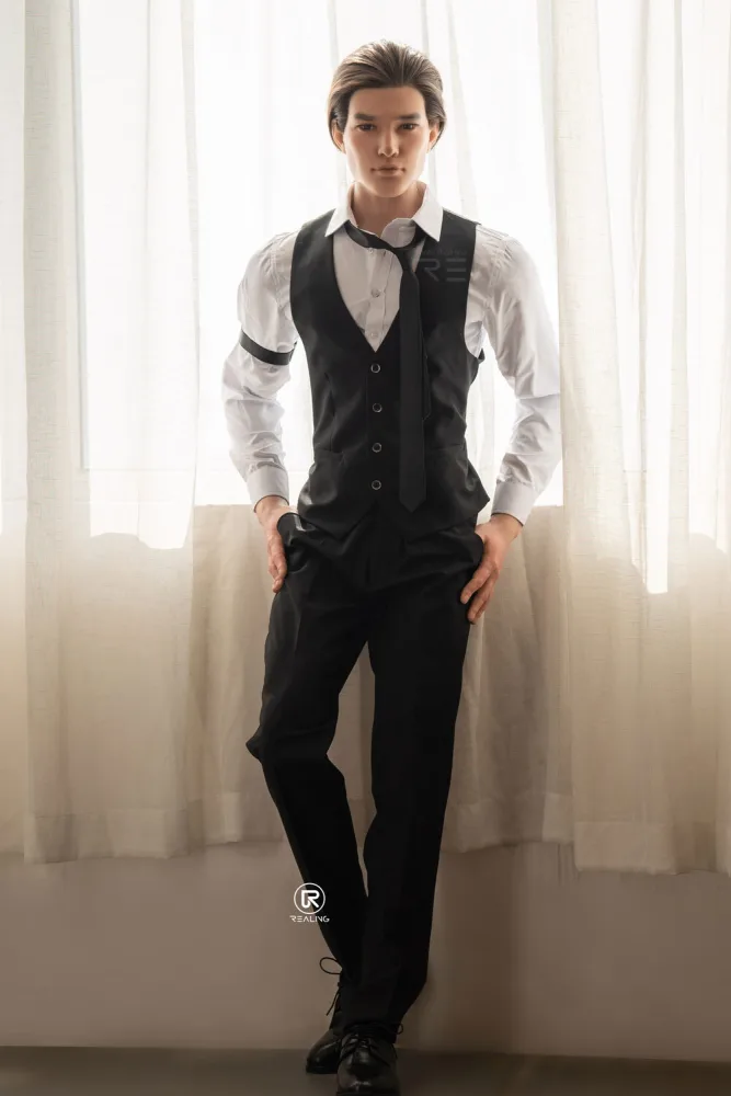 175cm/5ft9 Male Silicone Head Sex Doll – Regan