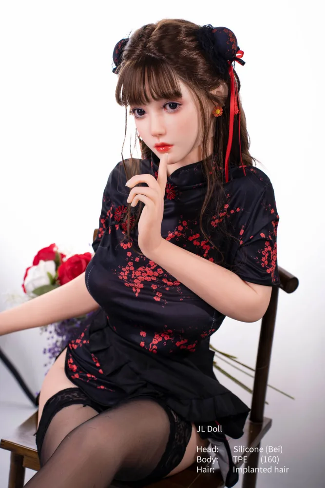 160cm/5ft3 C-cup Silicone Head Sex Doll – Bei view 6