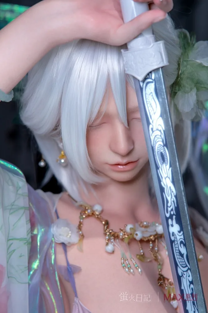 160cm/5ft3 G-cup Max Real Skin Texture Silicone Sex Doll – Liuli (Closed-Eye Version) view 2