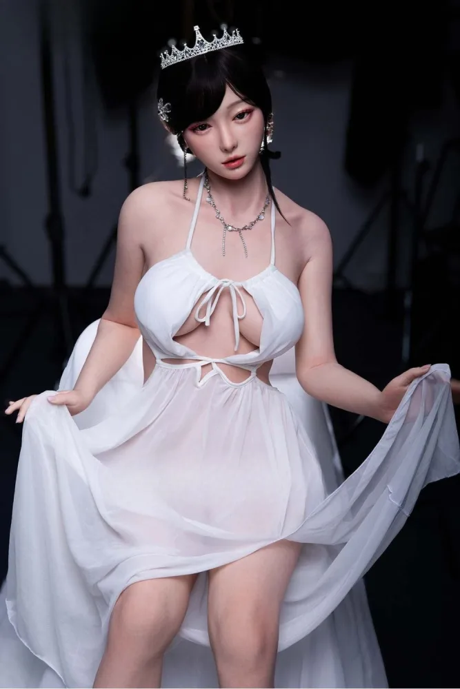 169cm/5ft7 D-cup All-In-One Seamless Neck Silicone Sex Doll – 2番の氷 view 7