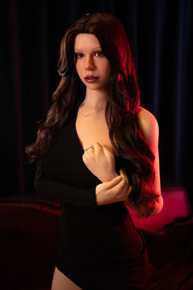 X165cm/5ft5 F-cup Silicone Sex Doll – Head #GE181