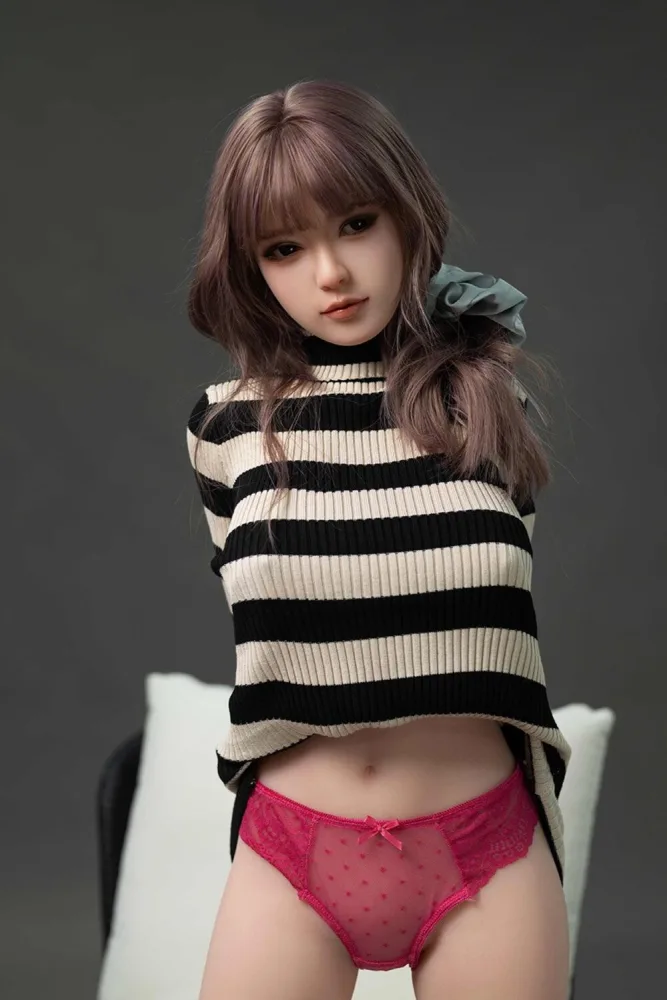 149cm/4ft11 D-cup Silicone Head Sex Doll – Erica