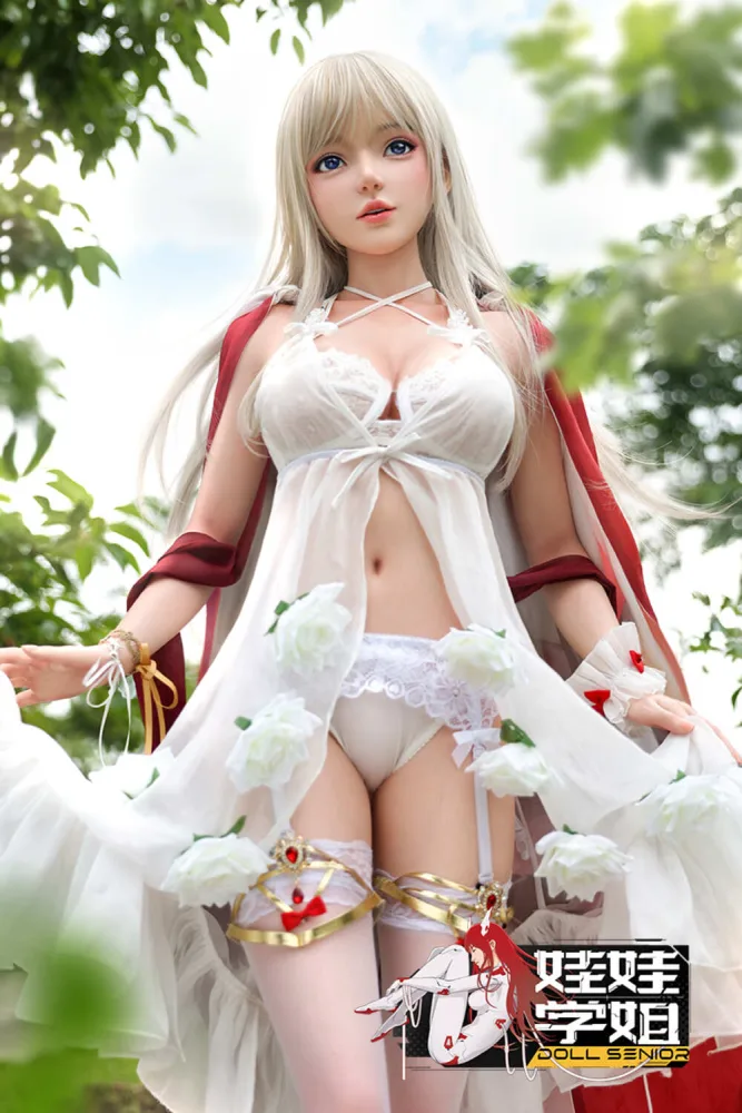 148cm/4ft10 D-cup Silicone Head Sex Doll – Jike view 4