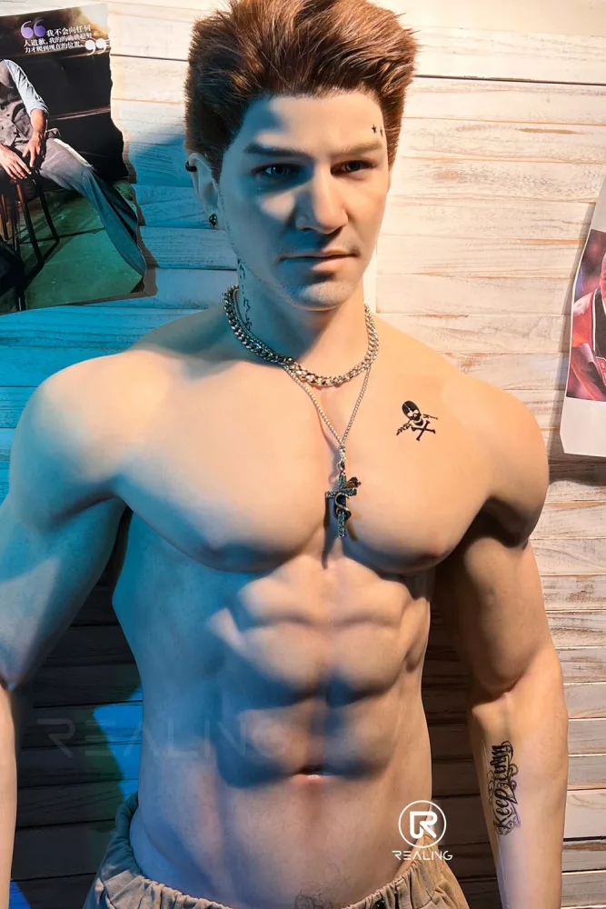 180cm/5ft11 Male Silicone Sex Doll – Herman view 7